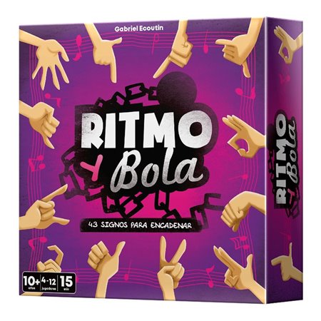 Jogo de tabuleiro de ritmo e bola recomendado aos 8 anos