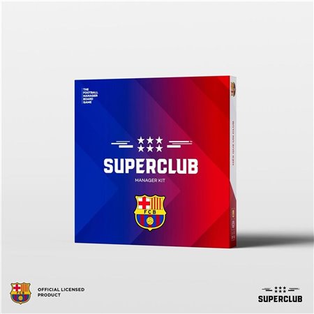 Kit de treinador do Superclub Barcelona jogo de tabuleiro inglês