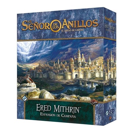 Jogo de tabuleiro o senhor dos anéis jogo de cartas expansão da campanha ered mithrin idade recomendada 14 anos