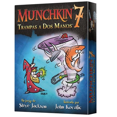 Jogo de tabuleiro Munchkin 7: armadilhas de duas mãos pegi 10