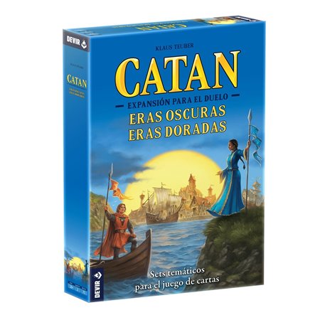 Jogo de tabuleiro devir catan o duelo idade das trevas idade de ouro