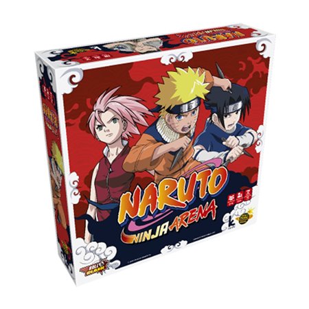 Jogo de tabuleiro Naruto ninja arena idade recomendada 10 anos (Inglês)