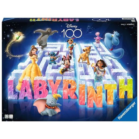 Jogo de tabuleiro Ravensburger Labyrinth Disney 100º aniversário