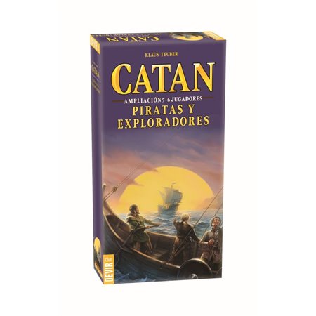 Jogo de tabuleiro Devir catan piratas e exploradores 5 - 6 jogadores