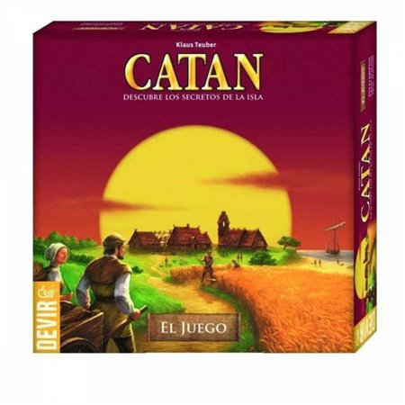 Devir Settlers of Catan Jogo de tabuleiro 4 jogadores