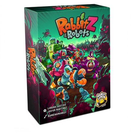 Jogo de tabuleiro Rabbitz e robôs pegi 10