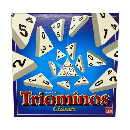 Clássico jogo de tabuleiro Golias Triominos