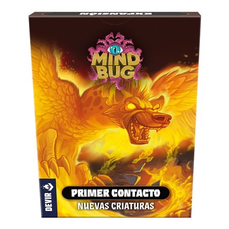 Primeiro contato do jogo de tabuleiro Devir mindbug - novas criaturas