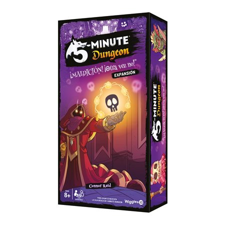 Jogo de tabuleiro de masmorra de 5 minutos, droga! De novo não! idade recomendada 8 anos