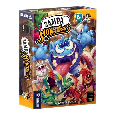 Jogo de tabuleiro de monstros Devir Zampa