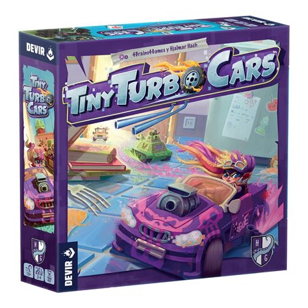 Jogo de tabuleiro Devir minúsculos carros turbo