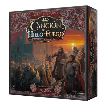 Jogo de tabuleiro As Crônicas de Gelo e Fogo Bolton Starter Box Idade recomendada 14 anos