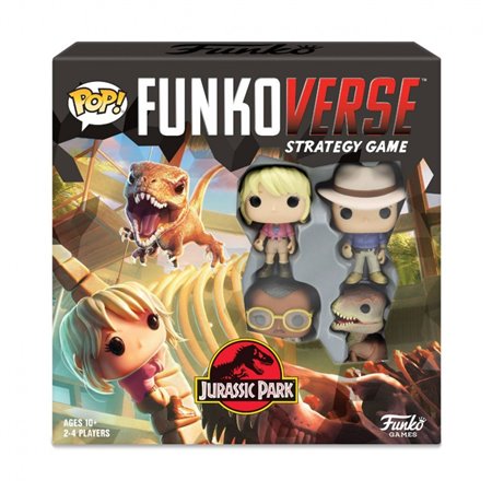 Funkoverse Jurassic Park jogo de tabuleiro edição 100 versão em inglês