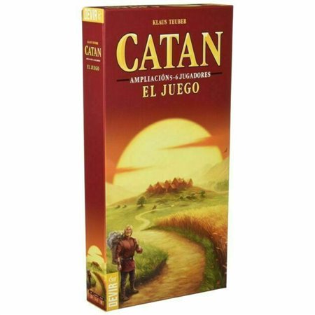 Jogo de tabuleiro devir colonos de catan 5 - 6 jogadores pegi 10