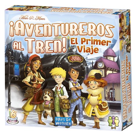 Aventureiros de jogos de tabuleiro no trem! a primeira viagem pegi 6