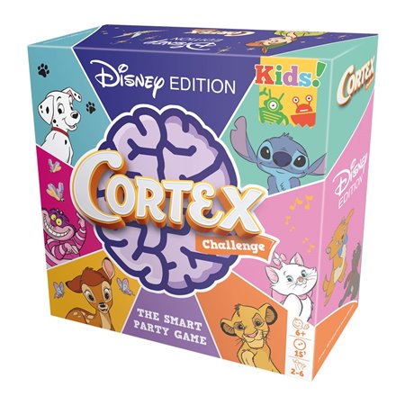 Jogo de tabuleiro Cortex kids Disney Edition recomendado para 6 anos de idade