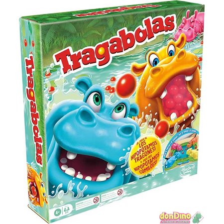 Jogo de tabuleiro para engolir bola da Hasbro, os tipos glutões