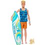 boneca barbie mattel ken prancha de surf