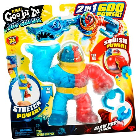 Figura Goo Jit Zu - Pacote Duplo Tyro Hero (Novo)