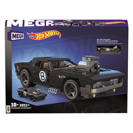 Figura Mattel Mega Construx Hot Wheels Colecionadores Rodger Dodger