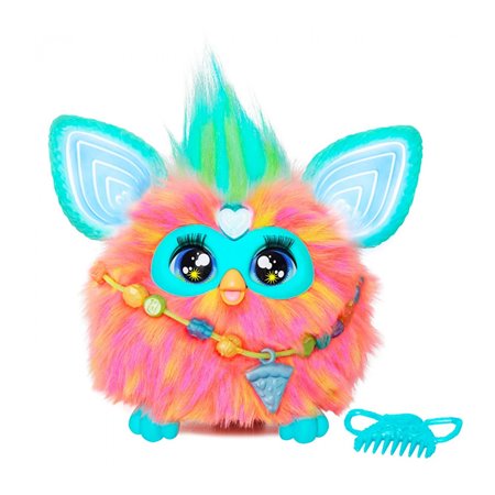 Brinquedo Interativo Hasbro Furby Coral Laranja