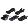 Figuras do pacote premium do Batman Hot Wheels da Mattel