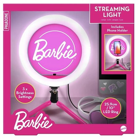 Anel de luz Paladone barbie com tripé