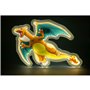 Mural de lâmpada neon teknofun madcow entretenimento pokemon charizard 30 cm