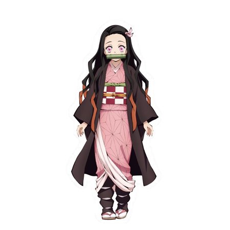 Lâmpada de néon demon slayer kimetsu no yaiba nezuko 40 cm