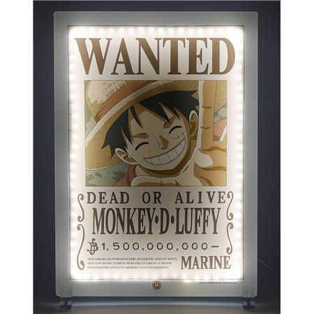 Lâmpada LED neon teknofun madcow entertainment queria uma peça luffy 40 cm