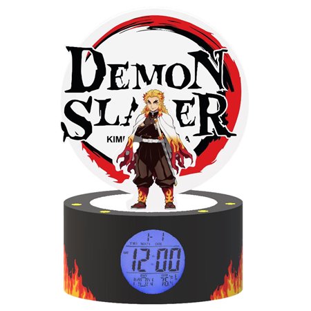 Lâmpada de alarme Demon Slayer Kimetsu no Yaiba Rengoku 22 cm