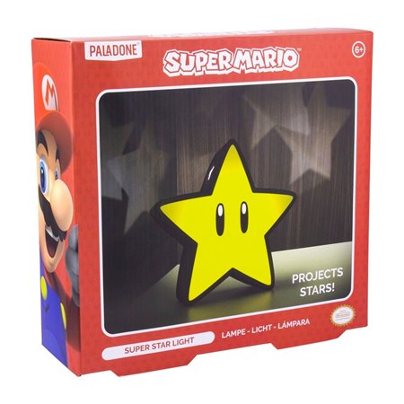 Lâmpada Paladone Super Mario Super Star 25 cm