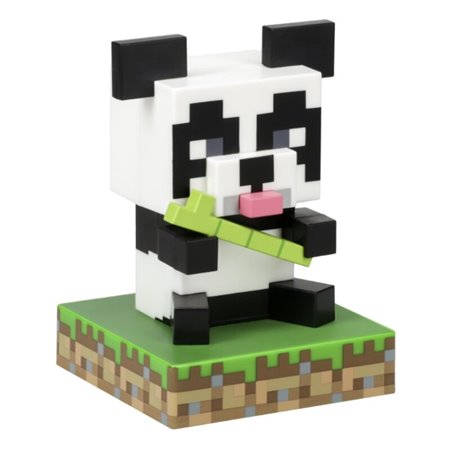 ícones paladone minecraft panda lâmpada