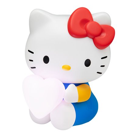 Lâmpada 3D Paladone Hello Kitty com coração 16 cm