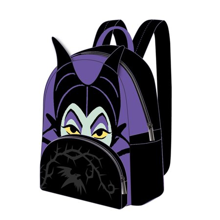 Moda casual mochila aplicações de vilões da disney