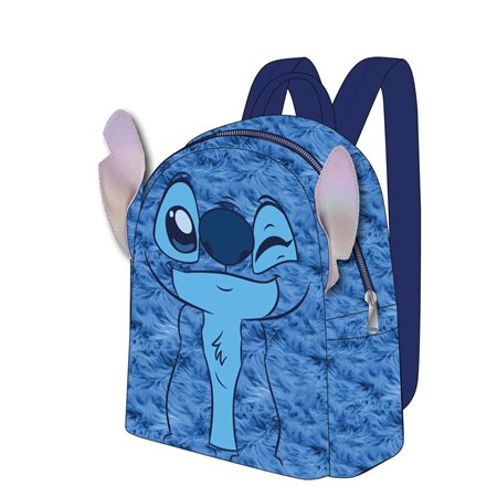 Stitch mochila casual fashion em couro sintético