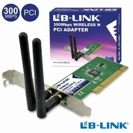 Adaptador Pci Wifi 802.11B/G/N 300Mbps Lb-Link