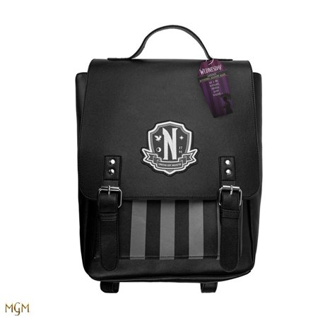 Cinereplicas mochila preta Nevermore Academy