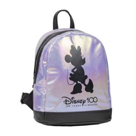 Mochila casual fashion iridescente Disney 100