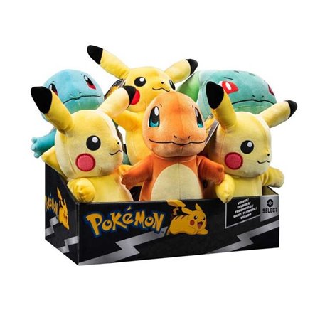 Sortimento aleatório pokemon veludo de pelúcia 21 cm