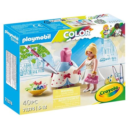 Designer de moda colorido da Playmobil