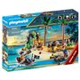 Ilha do tesouro Playmobil com esqueleto