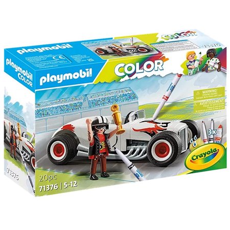 Hot rod colorido da Playmobil