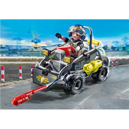 Quad multi-terreno das forças especiais da Playmobil