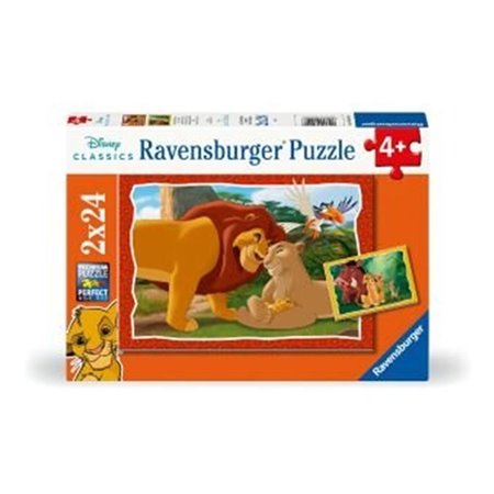 Ravensburger quebra-cabeça o rei leão 2x24