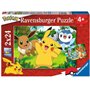 Pokémon Ravensburger Quebra-cabeça 2x24 4+