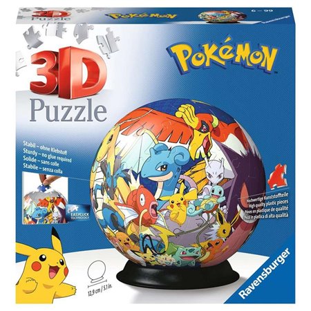 Puzzle 3d ravensburger puzzle bola pokémon