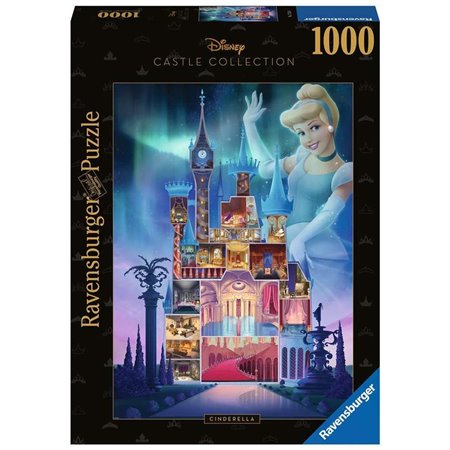 Quebra-cabeça Ravensburger Disney Castles - Cinderela 1000 peças