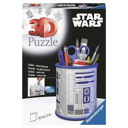 Quebra-cabeça 3D porta-lápis Ravensburger Star Wars