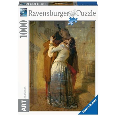 Quebra-cabeça Ravensburger Hayez: o beijo 1000 peças